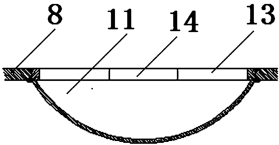 Marine temporary handrail upright post and installation and use method thereof