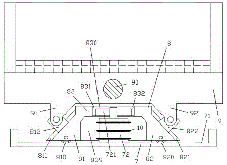 Safe material shaking device