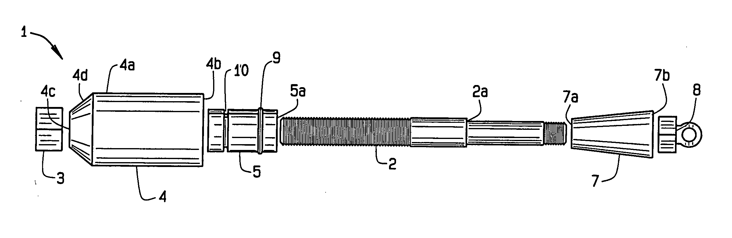 Pipe pulling device