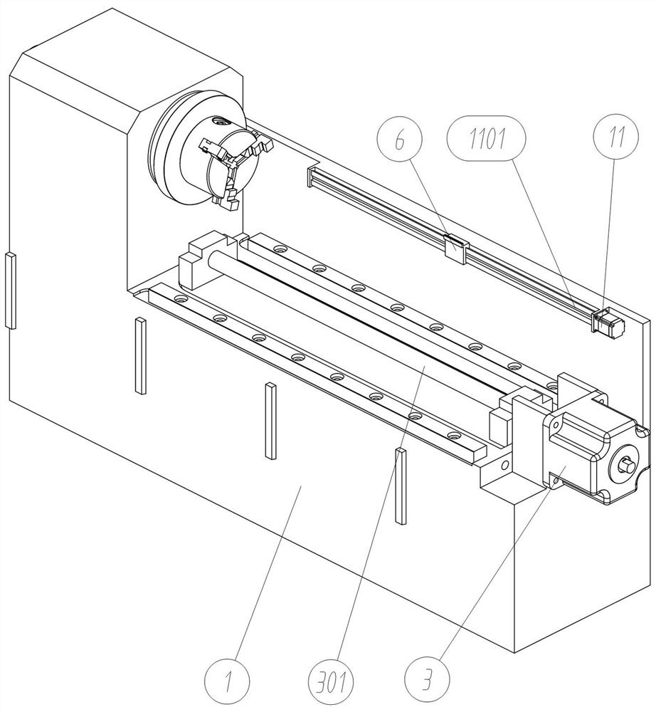 Double-cutter type vibration reduction turning machining device for intelligent production of fitness equipment