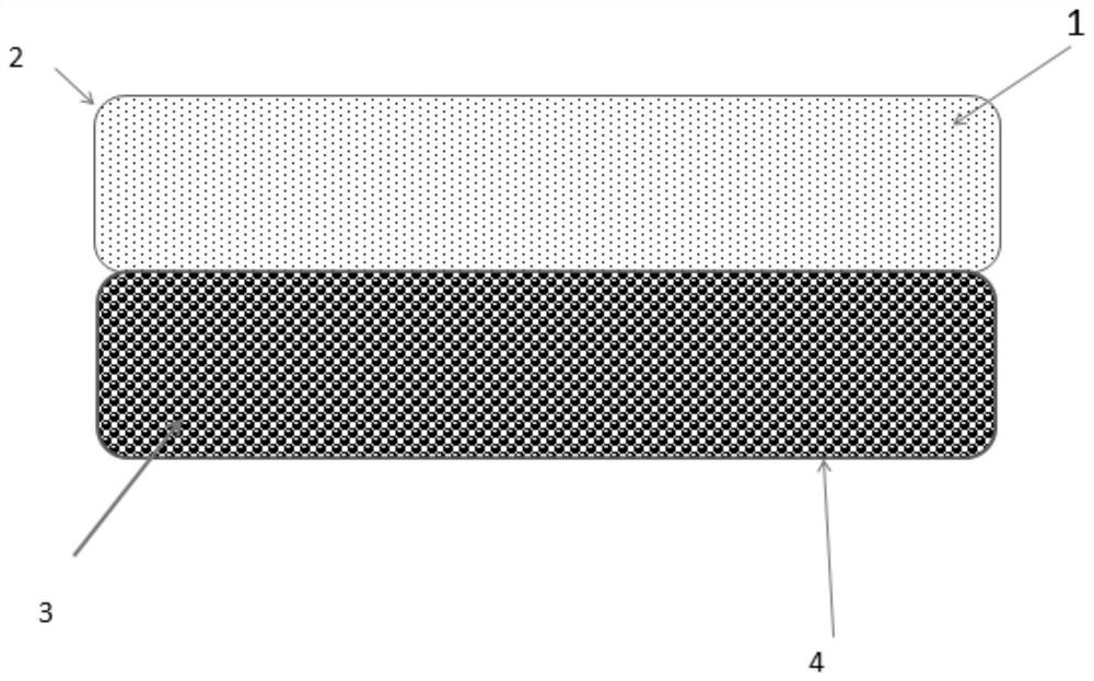 Preparation method of high-hardness and low-warpage double-layer small-particle solid fluorescent adhesive film