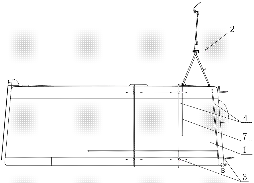 Wind generating set cabin cover lightning protection system and design method of wind generating set cabin cover lightning protection system