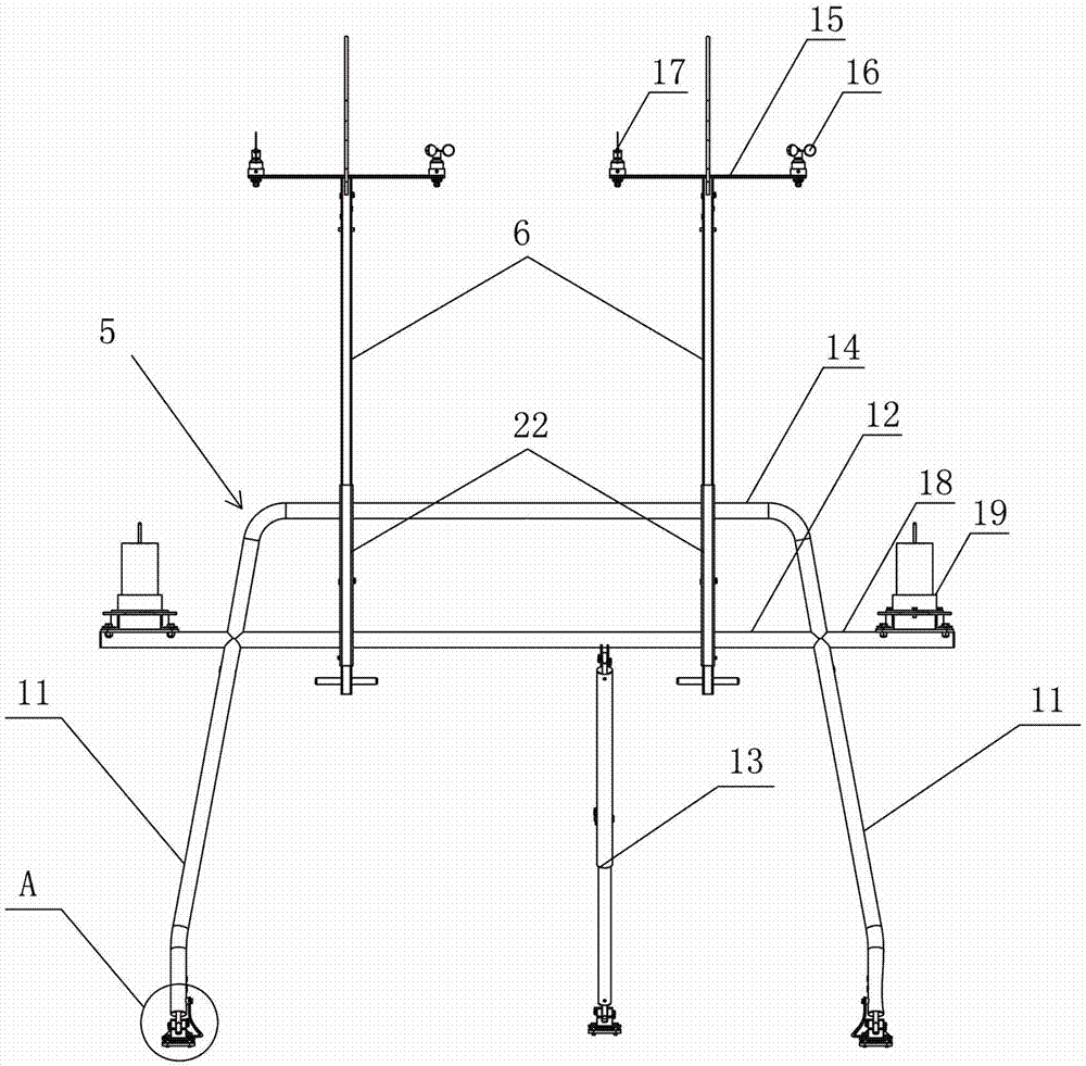 Wind generating set cabin cover lightning protection system and design method of wind generating set cabin cover lightning protection system