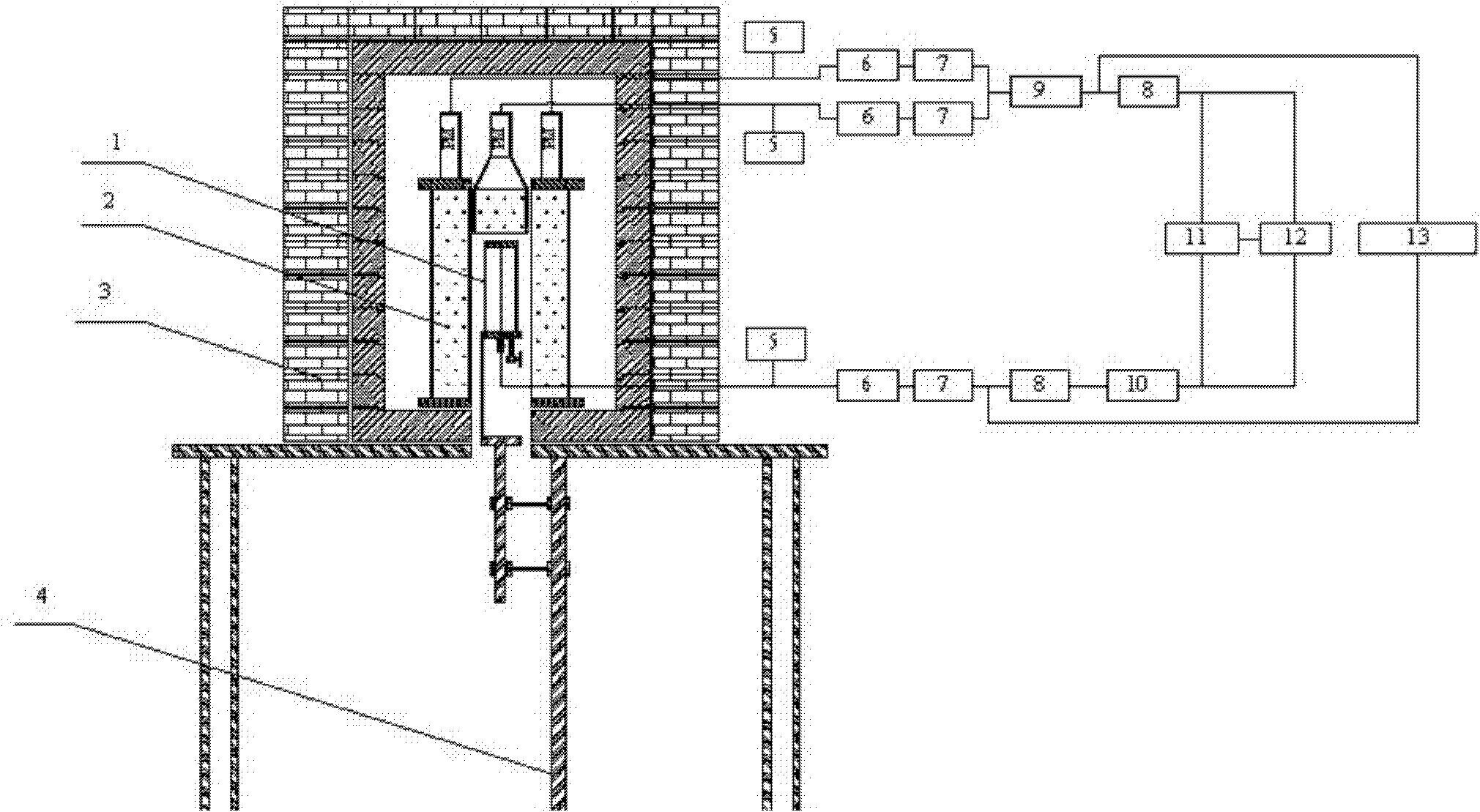 Method and device for absolutely measuring for radioactive gas nuclide activity