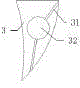 Electric soldering iron device capable of avoiding shielding operation visual field