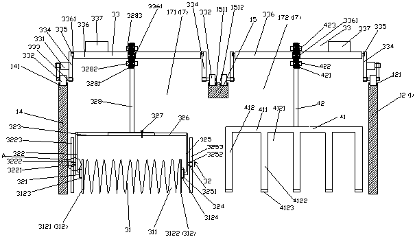 Integrated ecological chicken raising colony house system and use method thereof