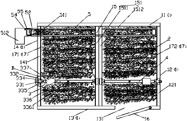 Integrated ecological chicken raising colony house system and use method thereof