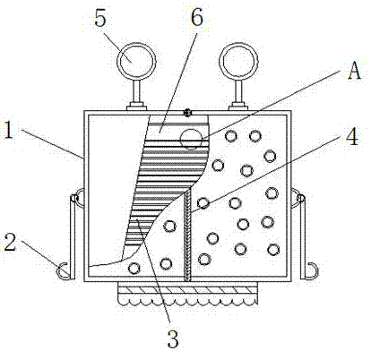 Colored spun yarn winding reel