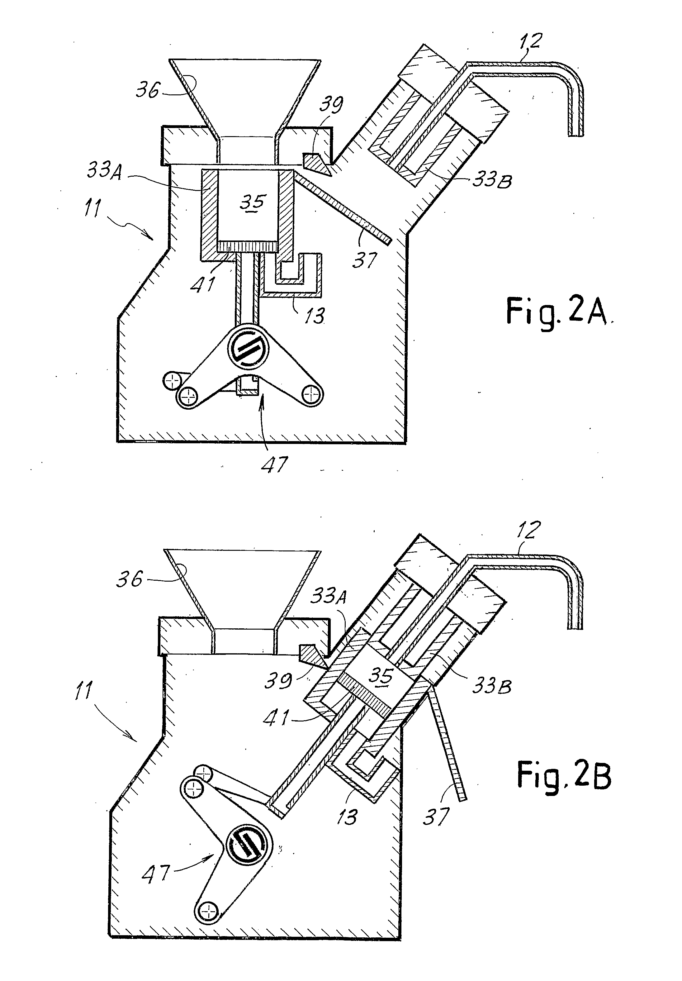 Machine to produce coffee or the like and relative method