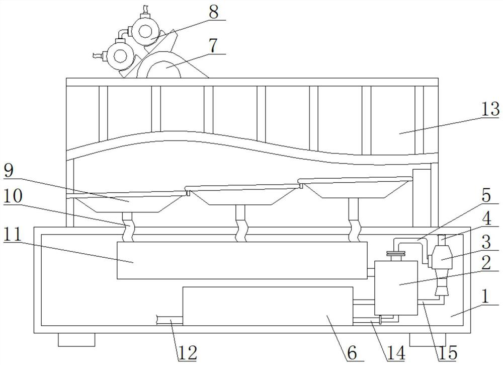 Separation vibrating screen for drilling fluid