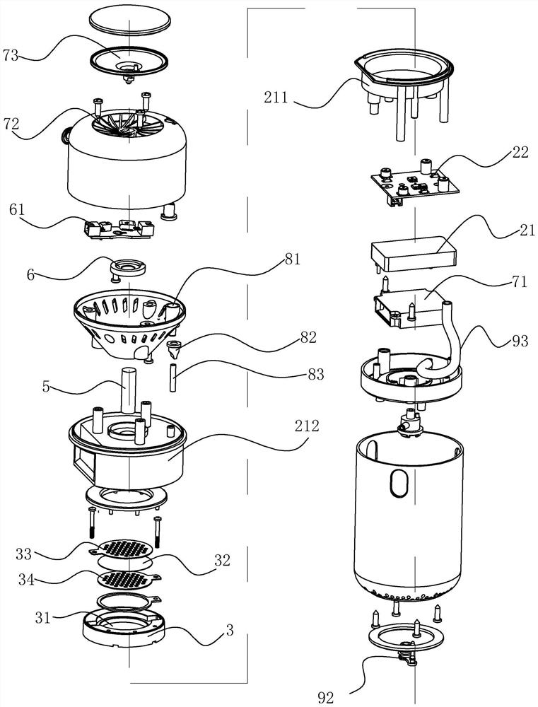 Vehicle-mounted hypochlorous acid water sterilizer