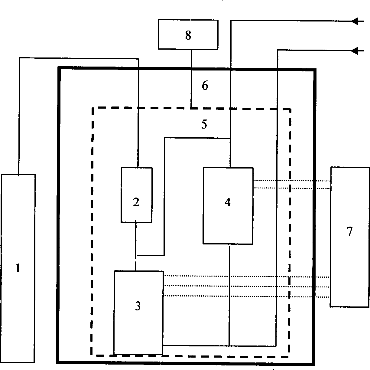 Coalbed gas high pressure desorption instrument