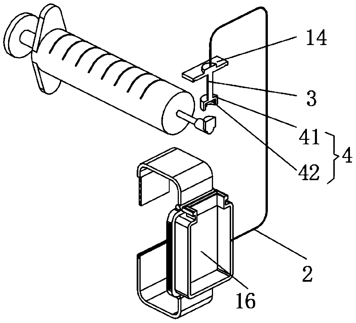 Nerve block anesthesia medicine injection pressure measurement alarm device under ultrasound