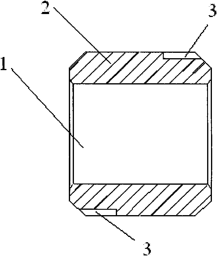 Powder metallurgy oil-free lubricating bearing and method for preparing same