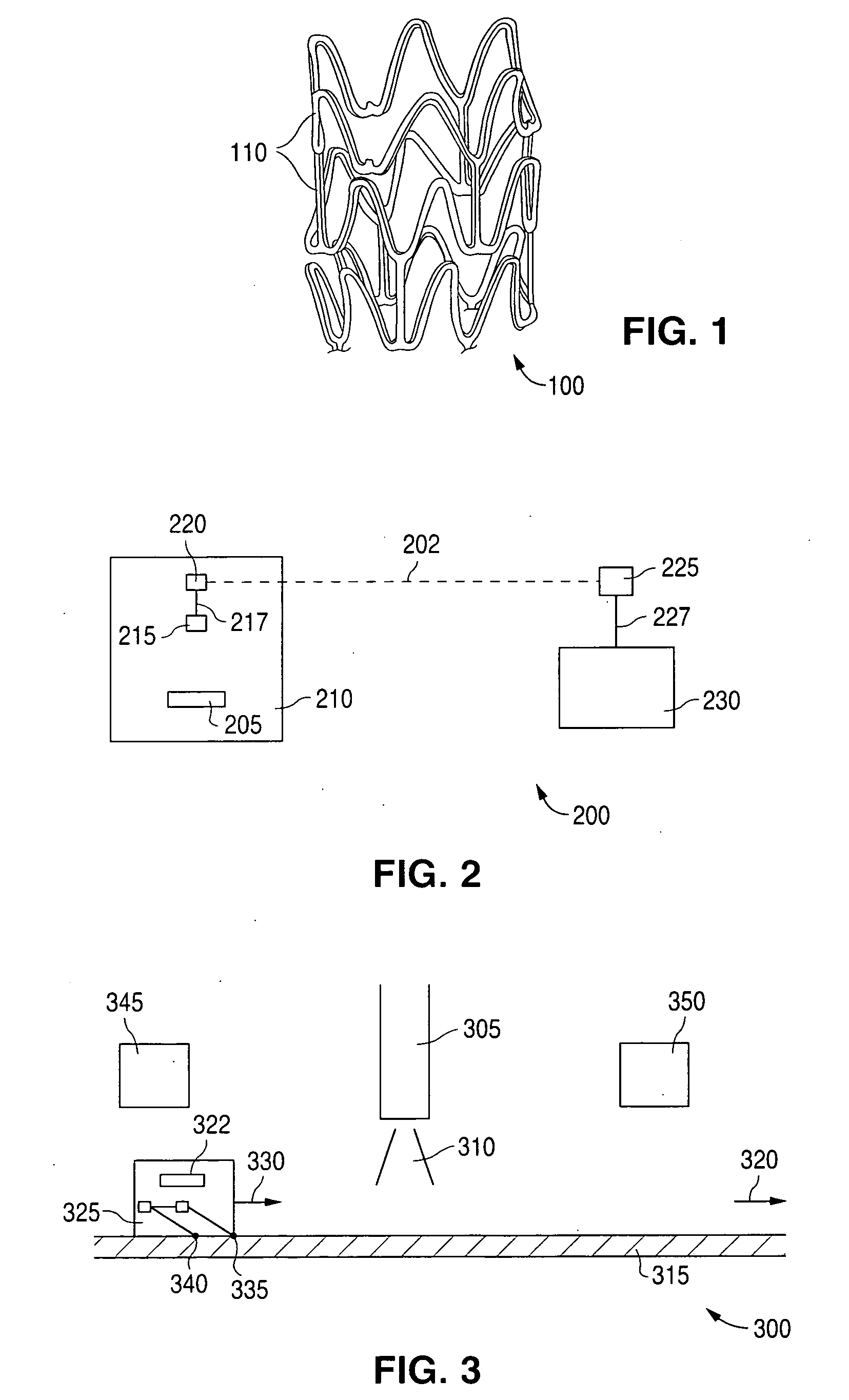 Radio frequency identification monitoring of stents