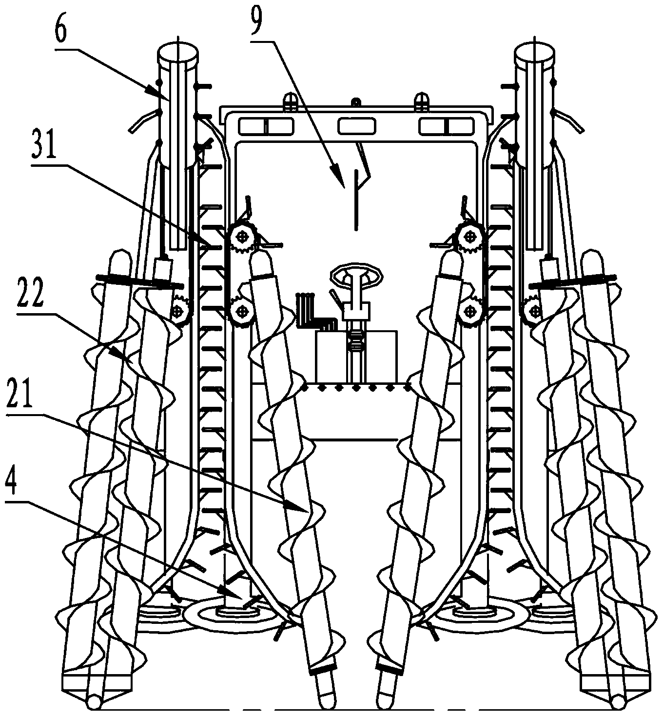 Sugar cane harvester and sugar cane harvesting method