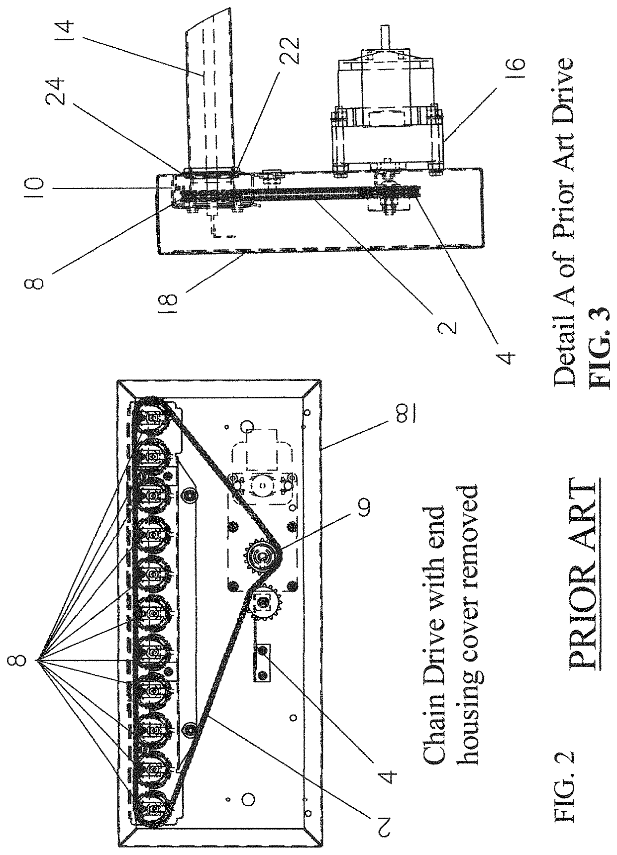 Extended life roller grill