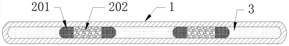 Variable parameter liquid-absorbing core ultra-thin heat pipe