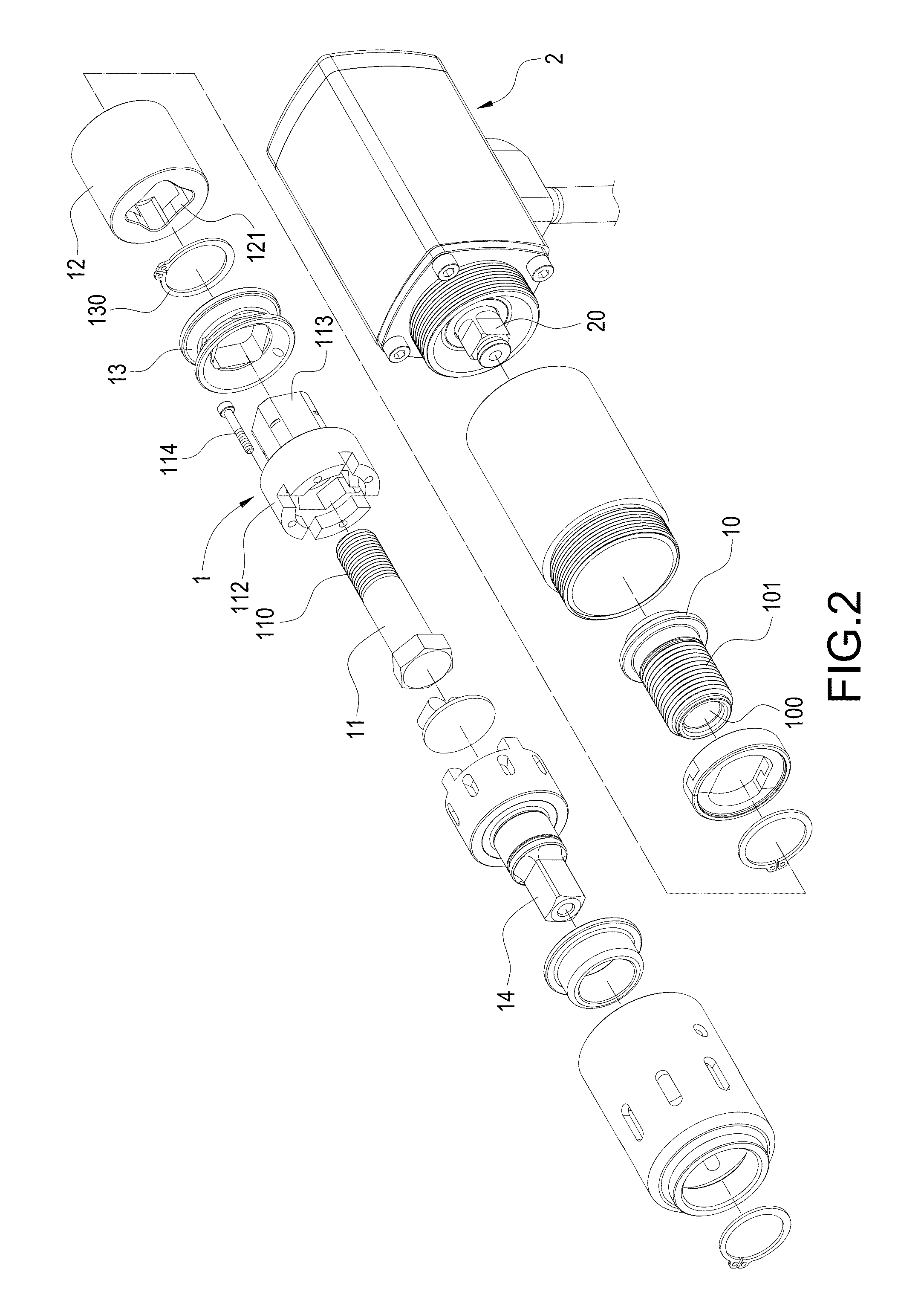 Method and mechanism for the indirect coupling torque control