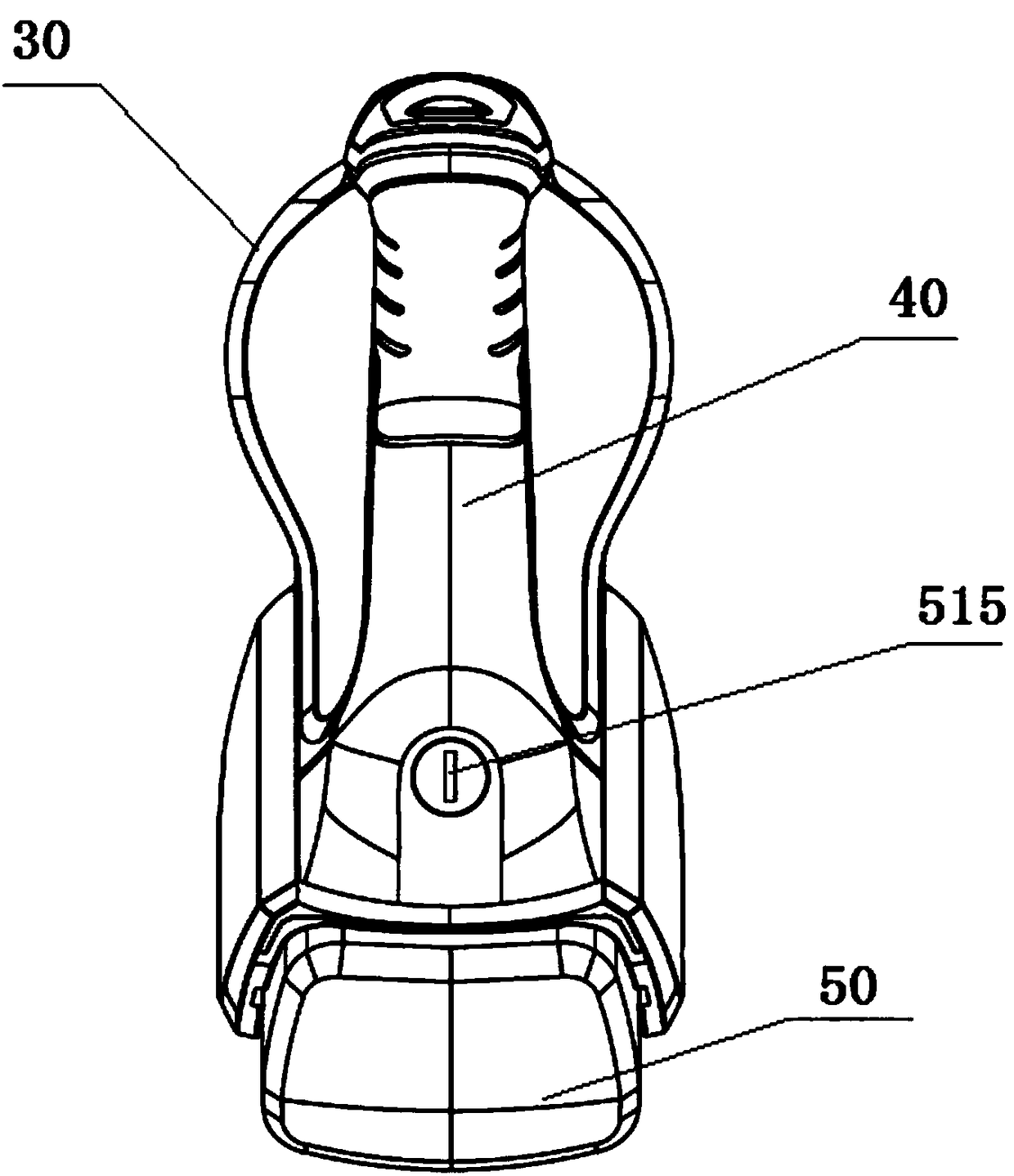 Handheld vacuum cleaner host