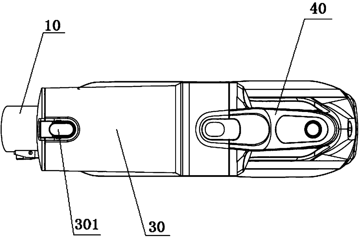 Handheld vacuum cleaner host