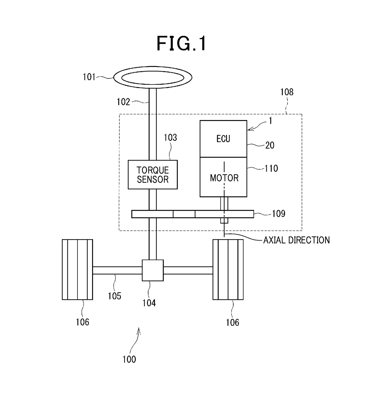 Drive apparatus and electric power steering apparatus using the same