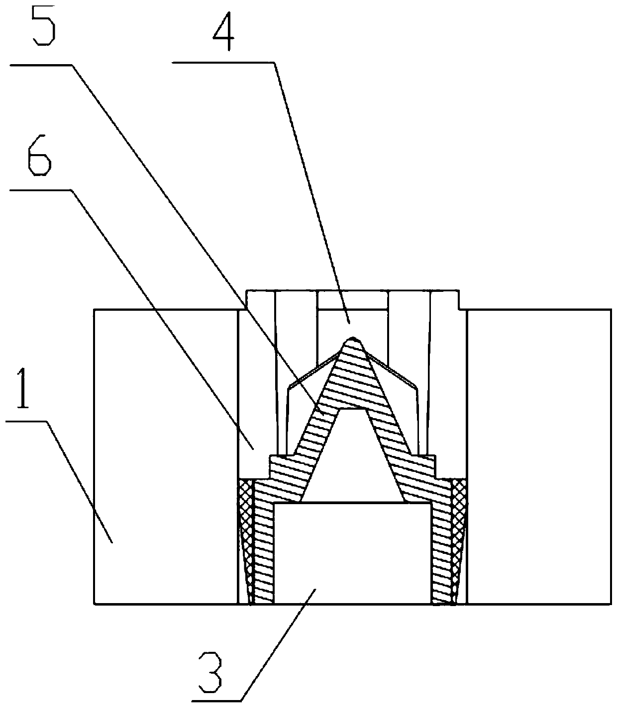 A battery module glue filling tank device