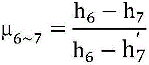 Method for calculating efficiency of low-pressure cylinder of thermal power plant steam turbine