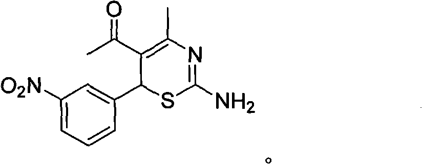 Use of 4-alkyl-6-aryl-5-acetyl-1,3-thiazine for preparing neuraminidase inhibitor