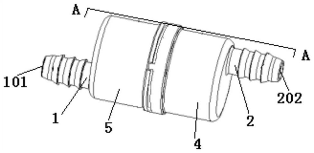 Noise reduction and vibration reduction device, brake vacuum pipeline and vehicle