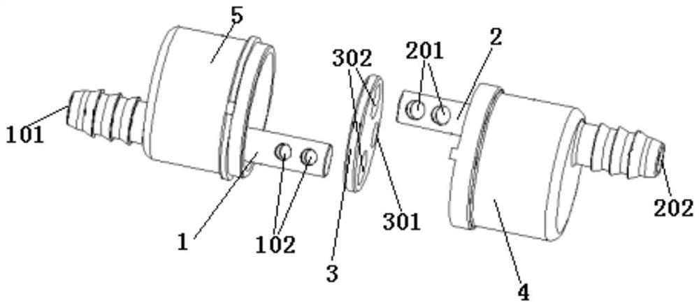 Noise reduction and vibration reduction device, brake vacuum pipeline and vehicle