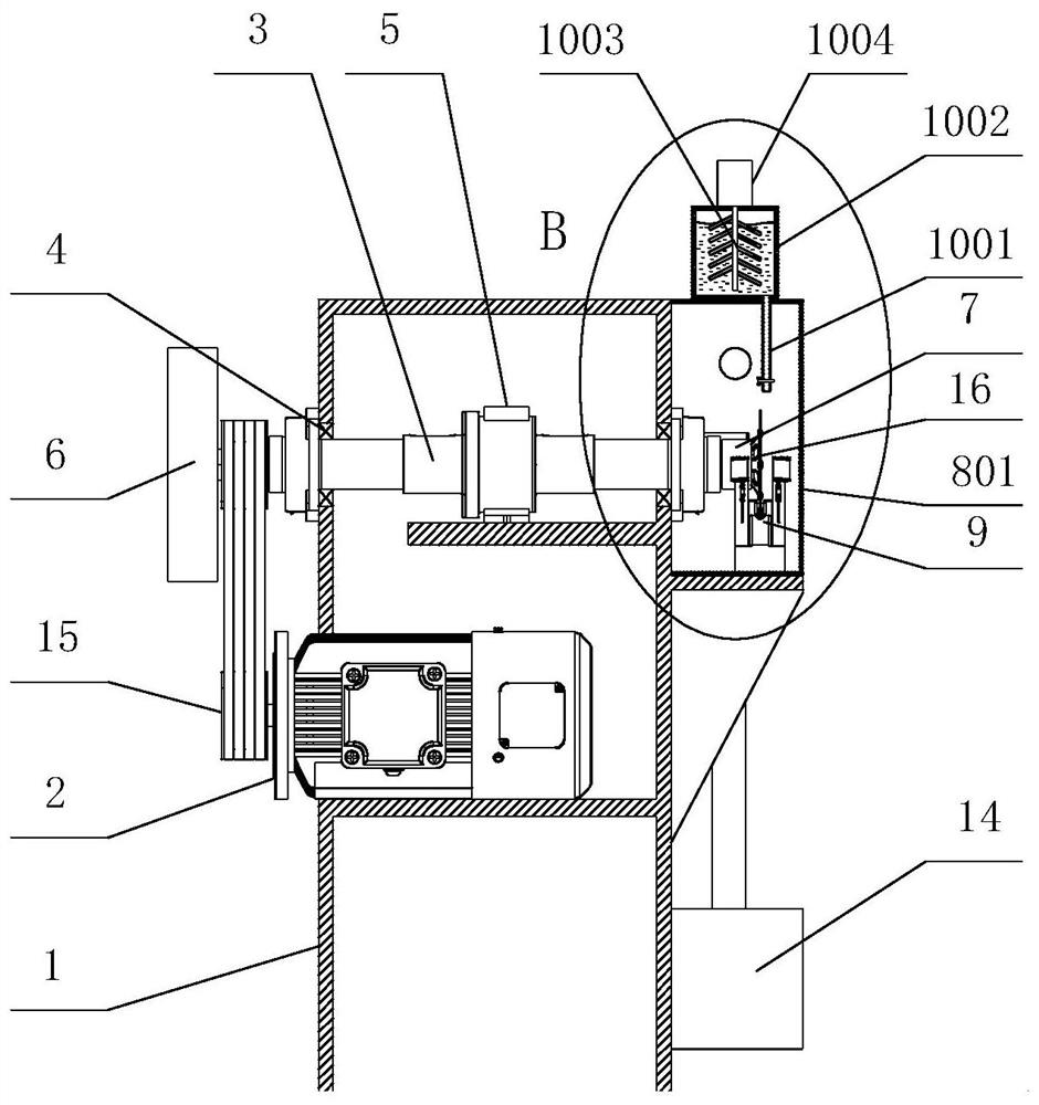 Floating brake disc performance testing device and method with environment simulation box