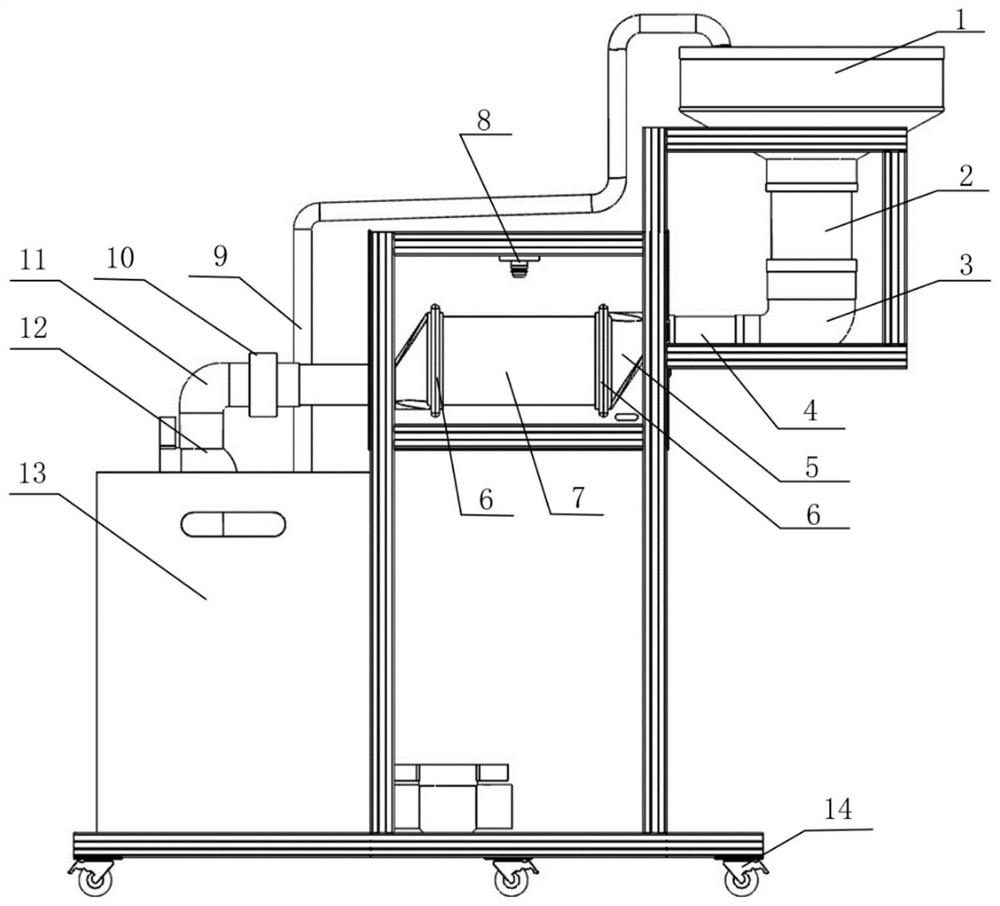 Fry counting device and method based on machine vision detection and tracking