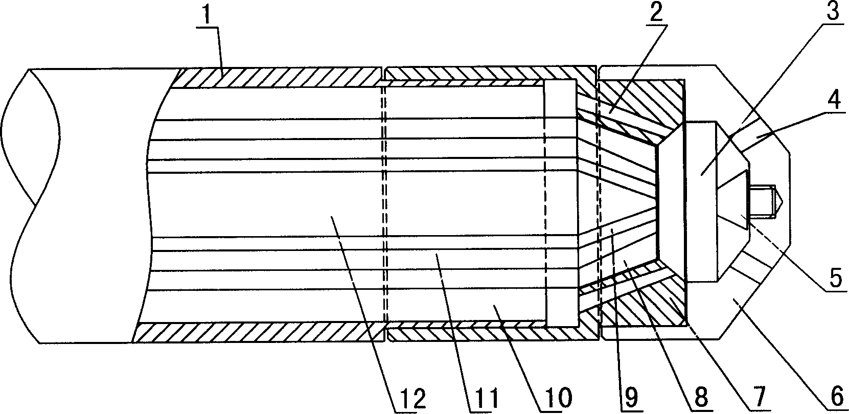 Coal-water fluid gasifying spray nozzle