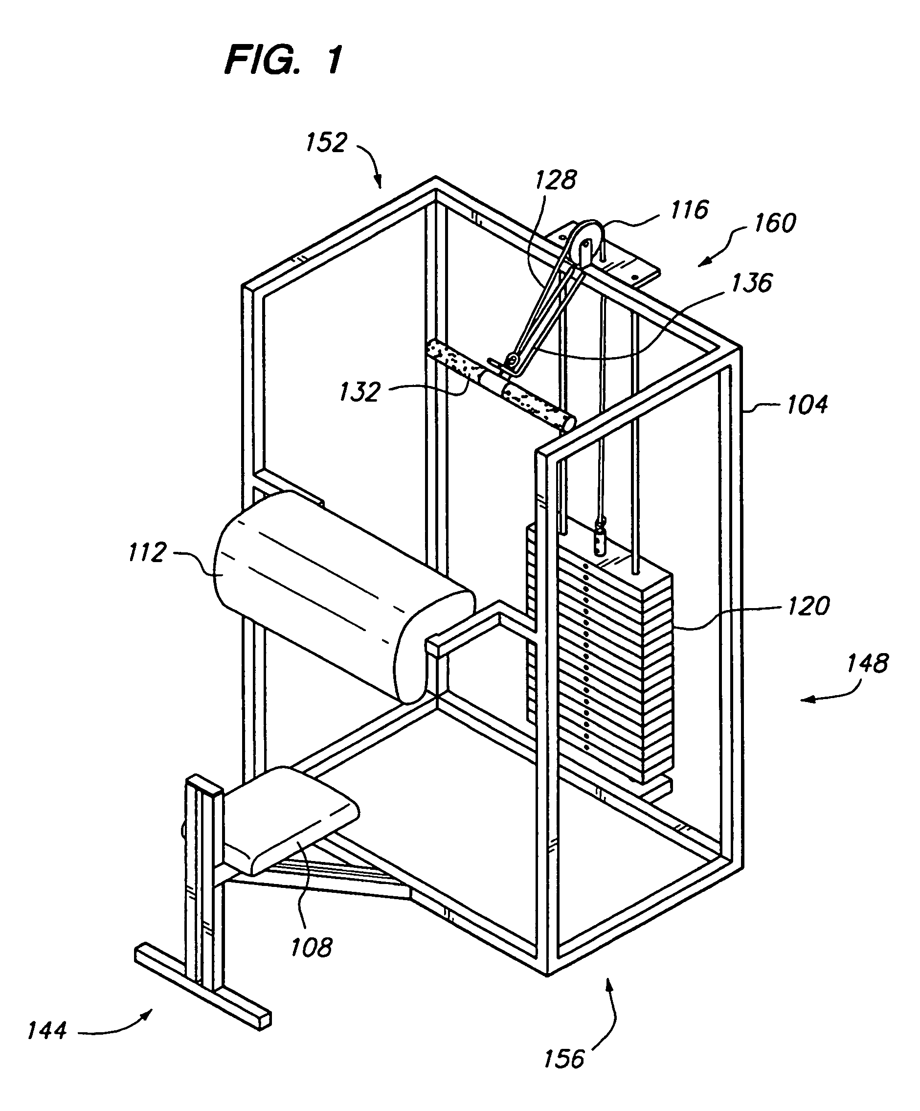 Isolated curl machine and method of training therefor