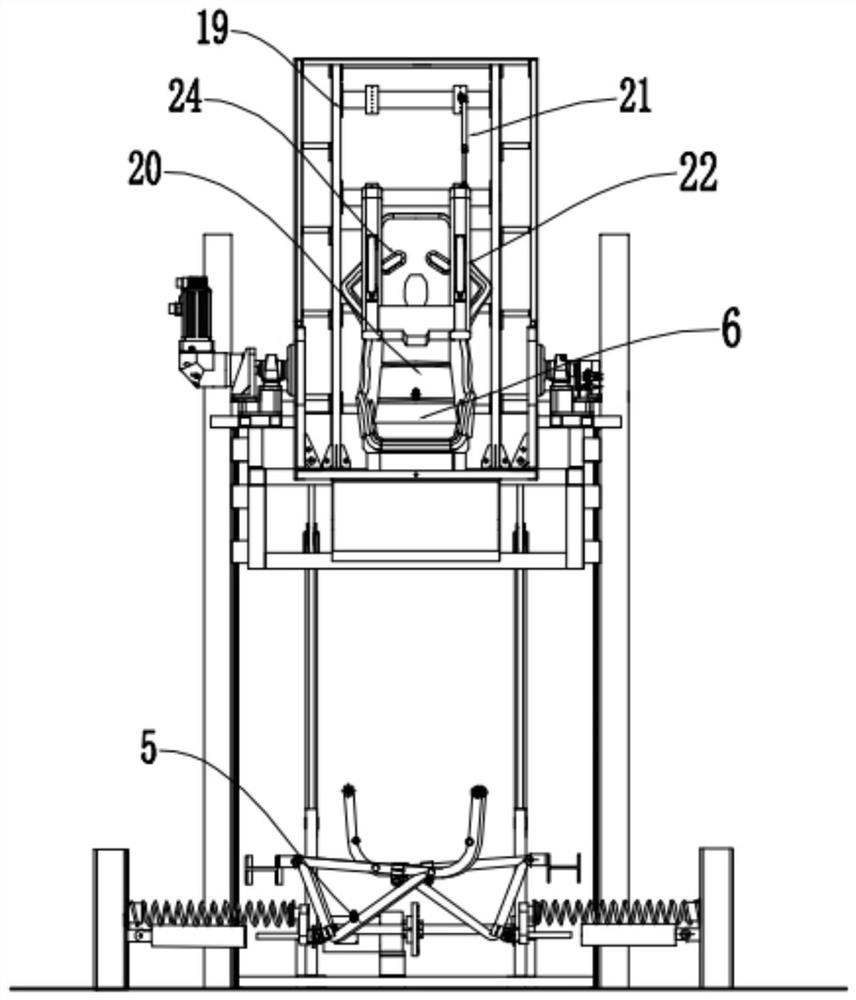 Startle reflex induction experiment device