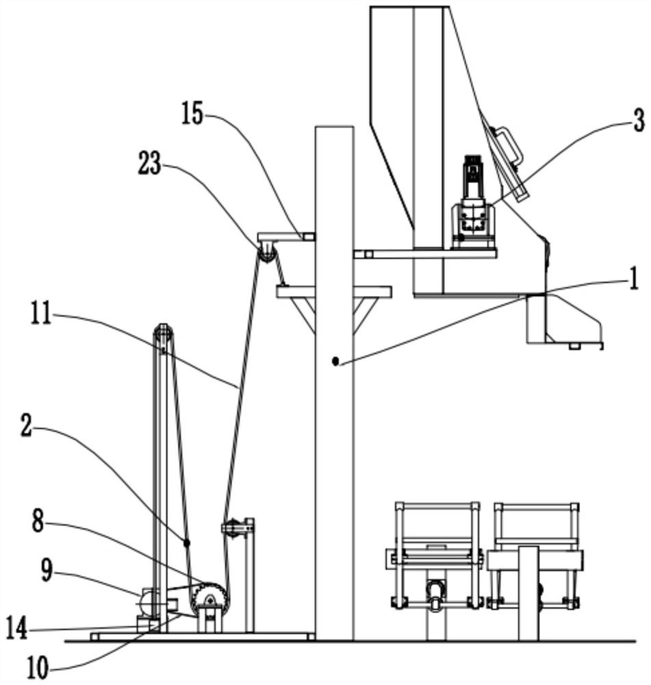 Startle reflex induction experiment device