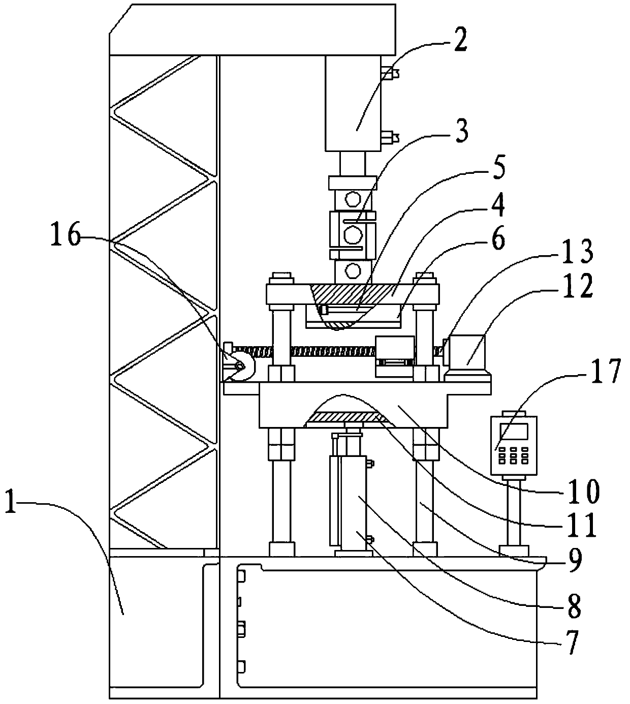 A pcb board automatic dry film pressing device