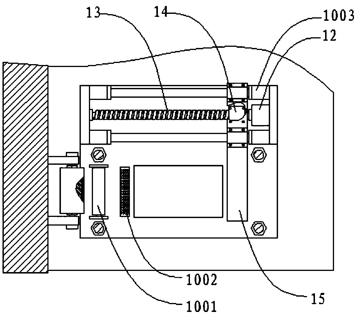 A pcb board automatic dry film pressing device