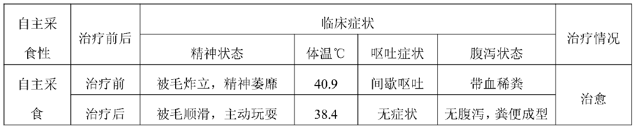 Compound Shuanghuanglian granular preparation for pet and preparation method of preparation