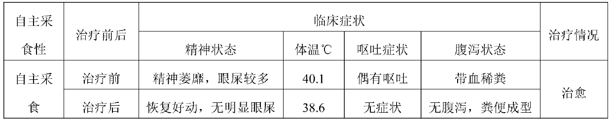 Compound Shuanghuanglian granular preparation for pet and preparation method of preparation