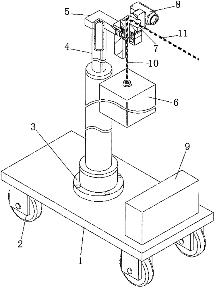 Laser sterilizing insect-killing device