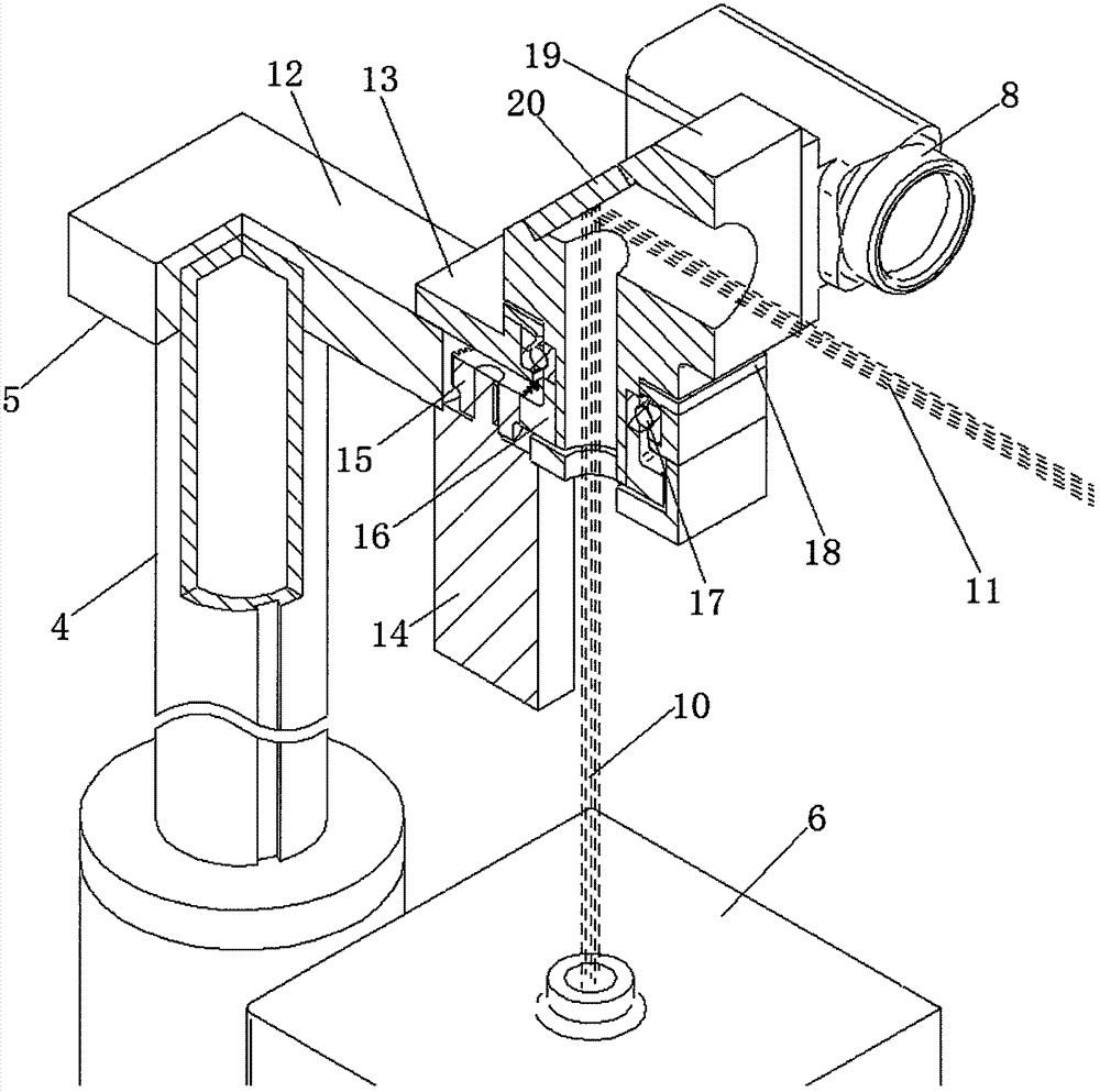 Laser sterilizing insect-killing device