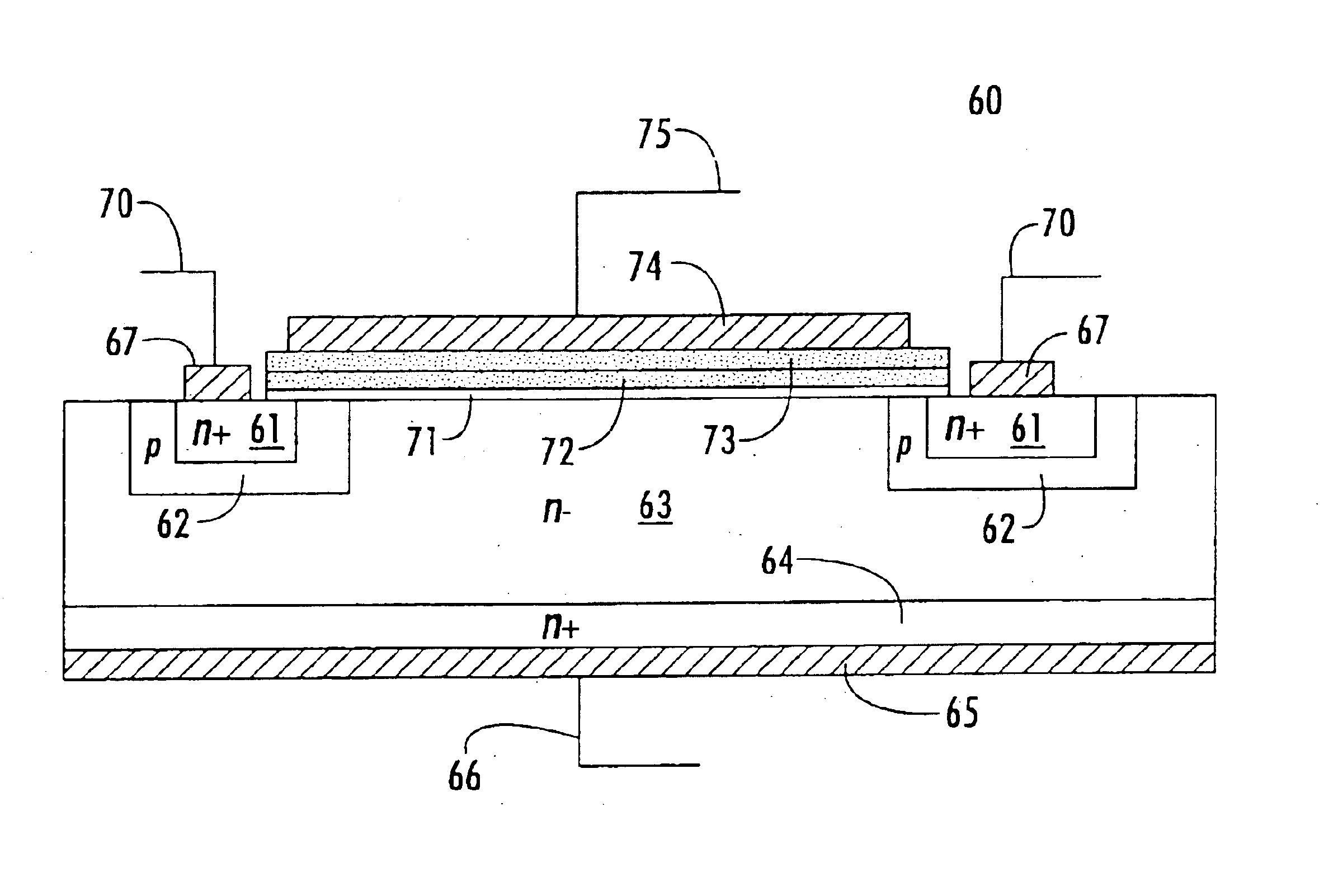 High voltage, high temperature capacitor and interconnection structures