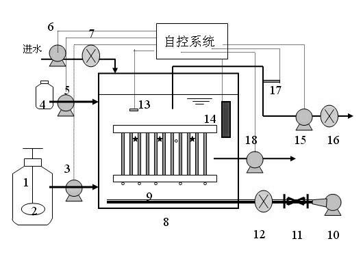 Nitrified sludge efficient enriching culture system based on membrane bioreactor and method