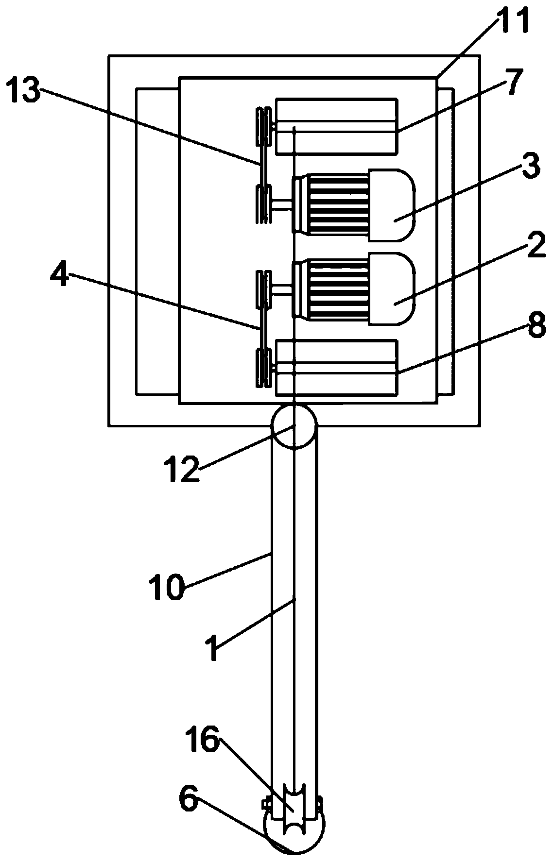 Hoisting device for building construction