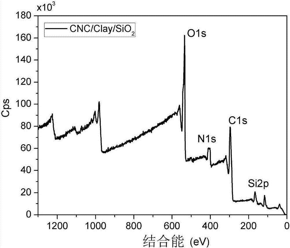 Multi-dimensional nano-particle modified super-hydrophobic oil-absorbing foam material and preparation method thereof