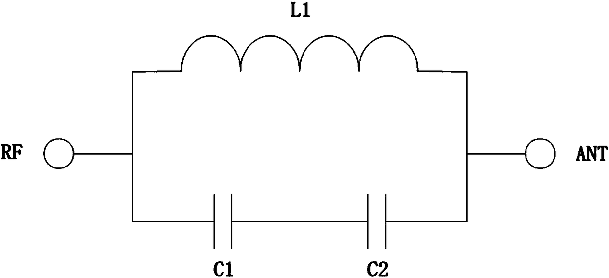 Single pole single throw RF switch and single pole multi throw RF switch based on single pole single throw RF switch