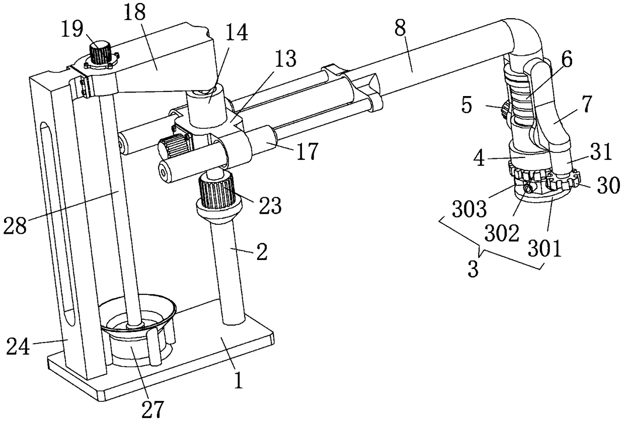 Fast feeding device used for concrete batching