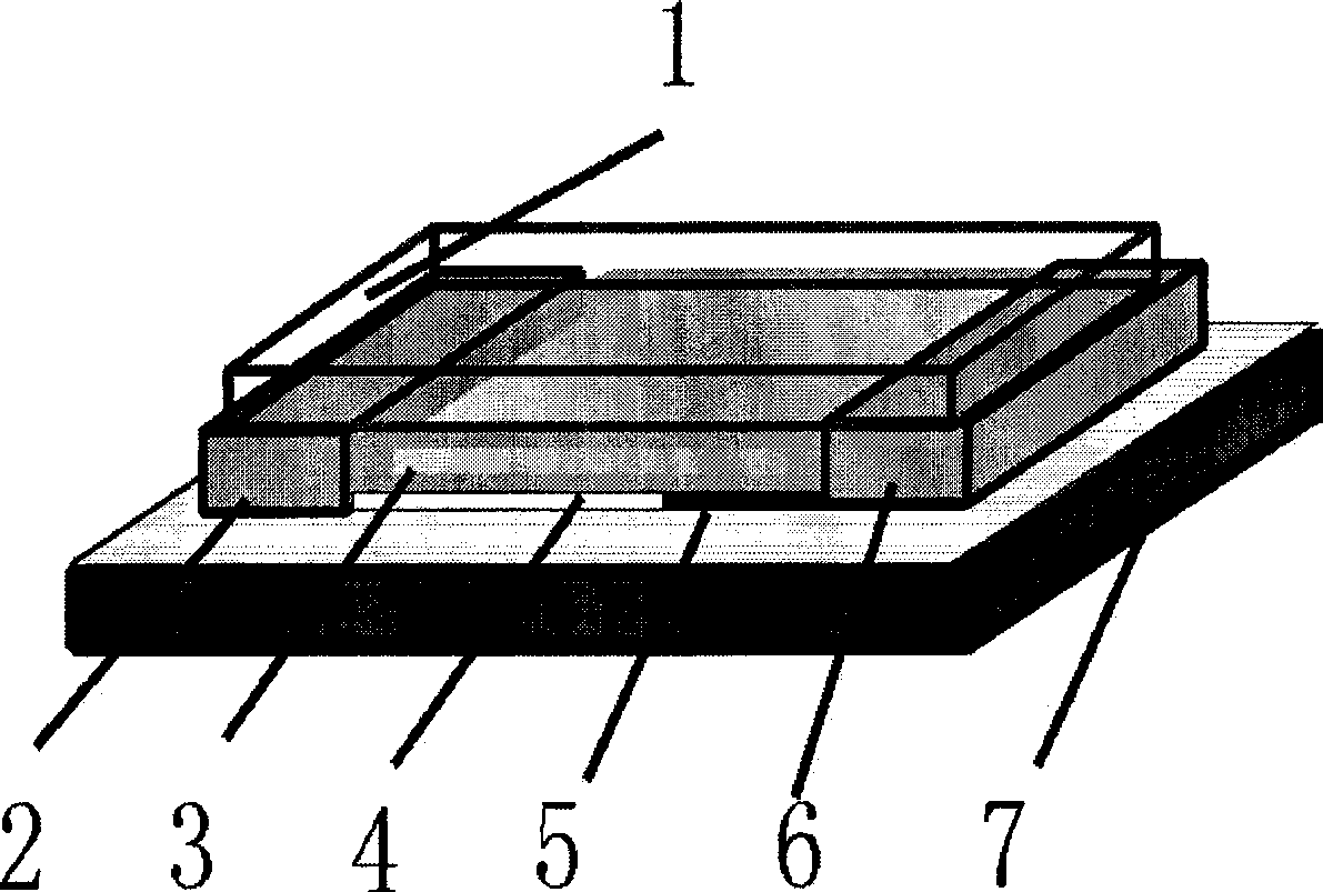 Preparation of semiconductor and metal quasi-one-dimensional nano heterogeneous cycle structure array